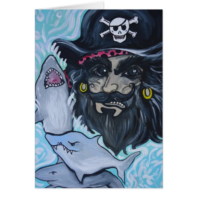 Pirathajtank Hälsningskort (Framsidan)