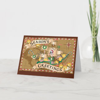 Pirathälsningar Helgkort