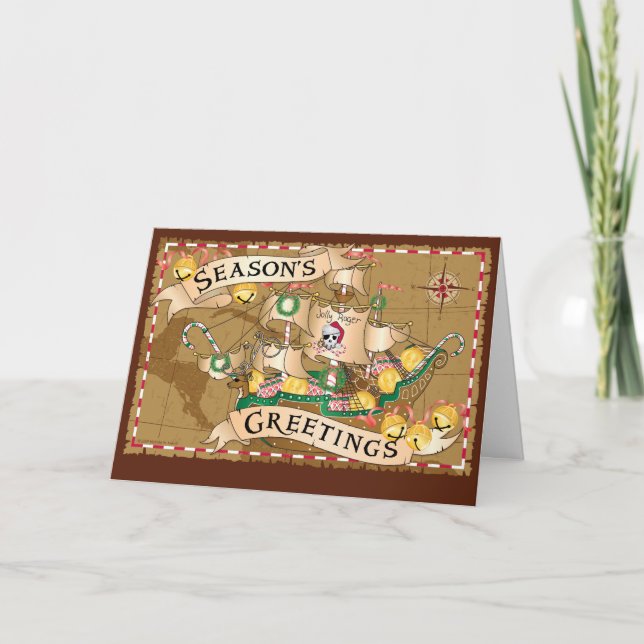 Pirathälsningar Helgkort (Framsida)