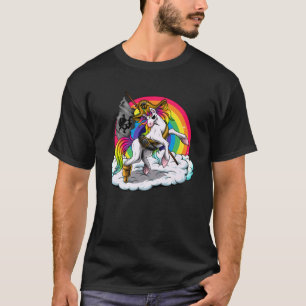 Piraticorn Rainbow Unicorn Pirat T Shirt