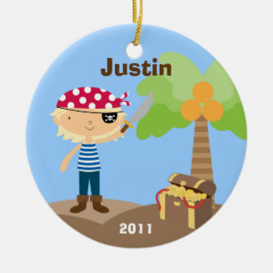 Piratjulprydnad Julgransprydnad Keramik