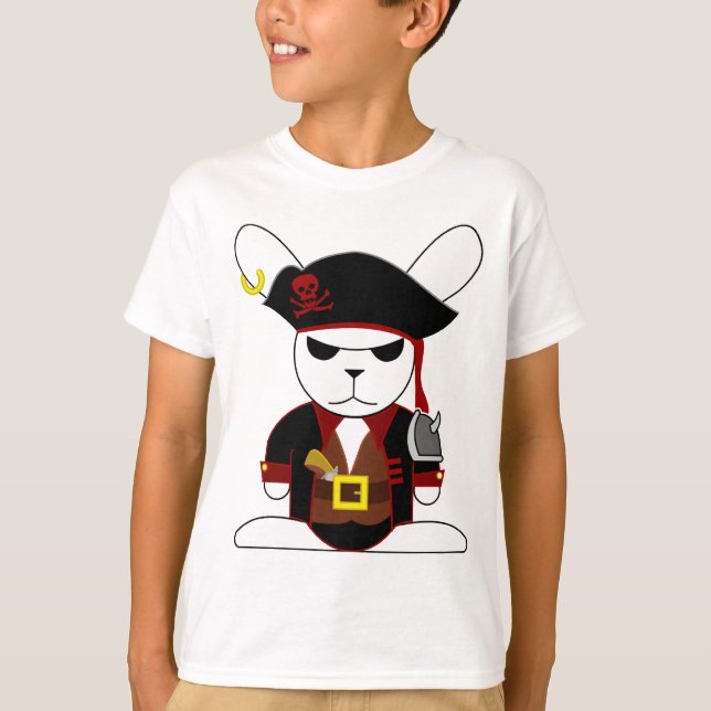 Piratkanin Bruno T-shirt (Framsida)