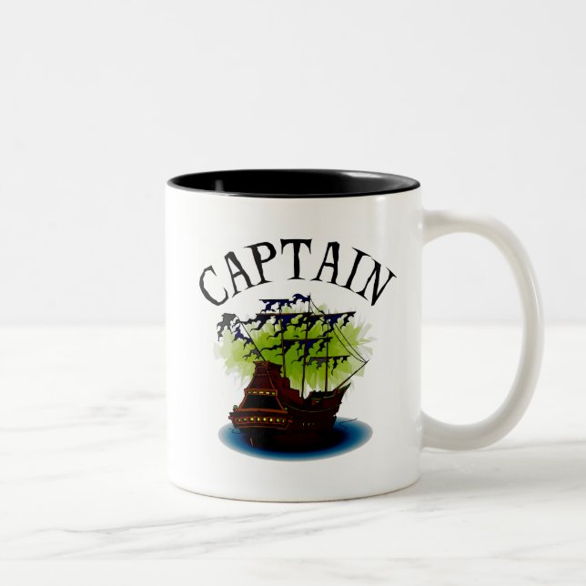 Piratkapten Två-Tonad Mugg (Höger)