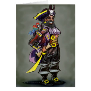Piratkaptenkort Hälsningskort