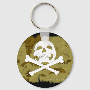 Piratkarta #1 nyckelring