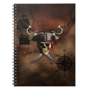 Piratkarta Anteckningsbok