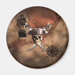 Piratkarta Magnet