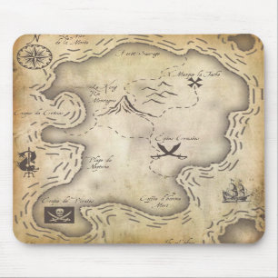 Piratkarta Mousepad Musmatta
