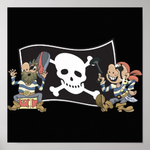 Piratkillar Poster
