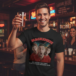 Piratkonsert 3 Foto och Text Personlig Rolig T Shirt