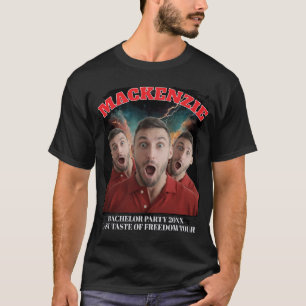 Piratkonsert 3 Foto och Text Personlig Rolig T Shirt