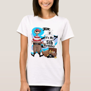 Piratkopiera 5th födelsedagTshirts och gåvor Tee