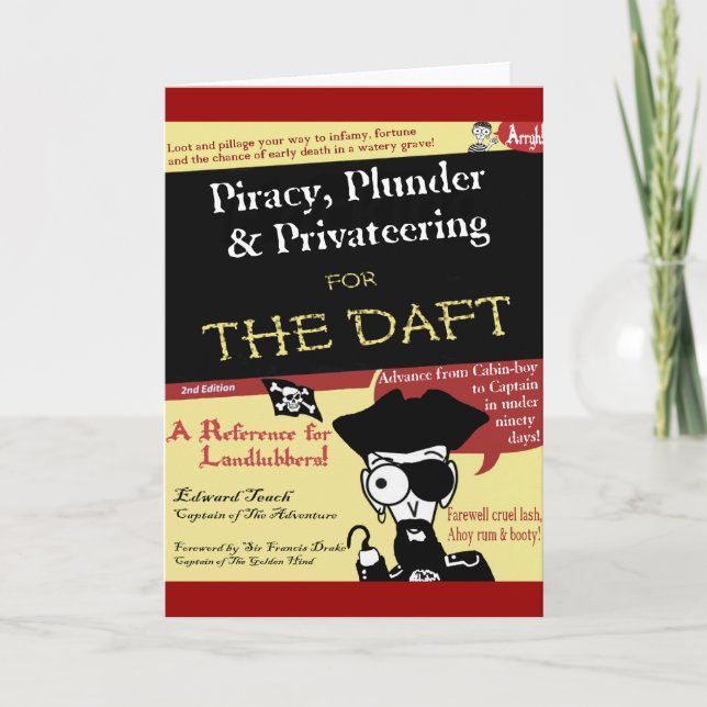 Piratkopiering för det tokigt kort (Framsida)