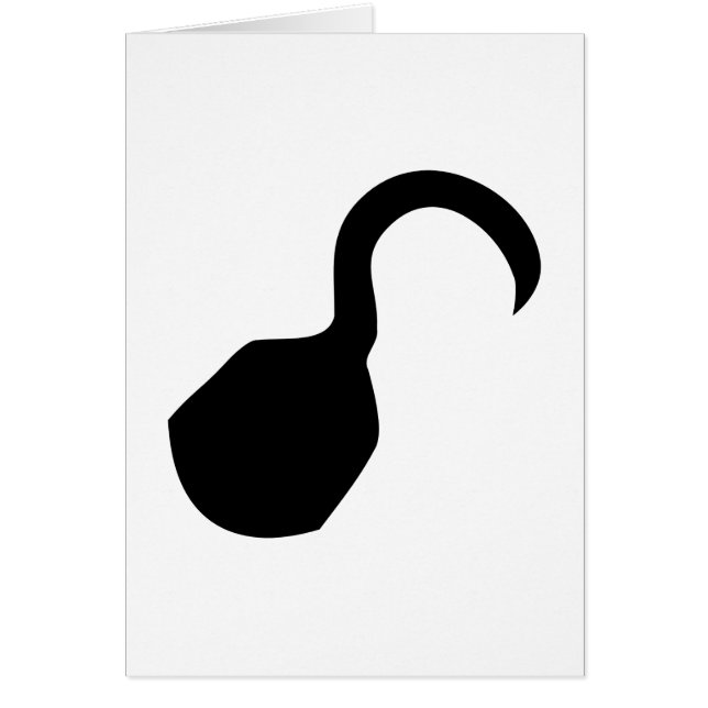 Piratkrok Hälsningskort (Framsidan)