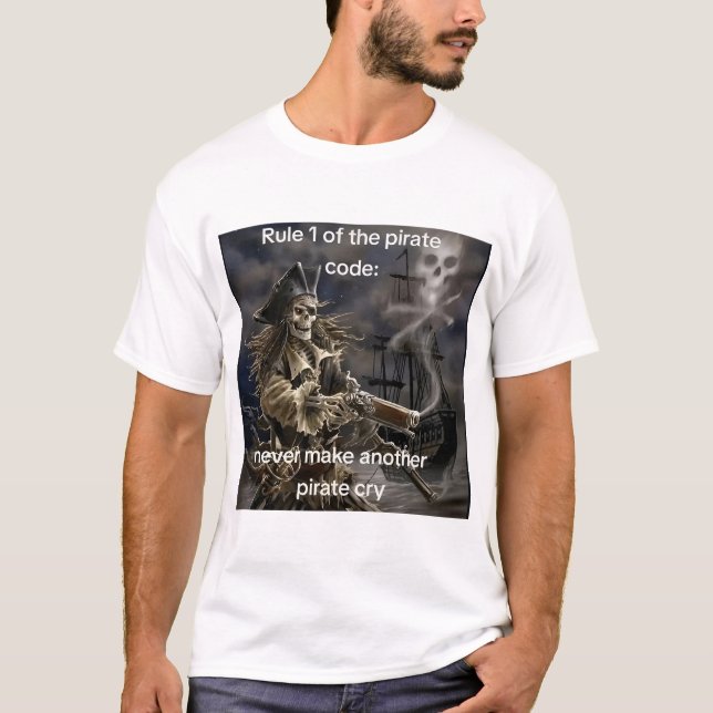 Piratlagens regel 1 T-shirt (Framsida)