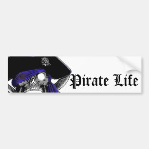 Piratlivbildekal Bildekal