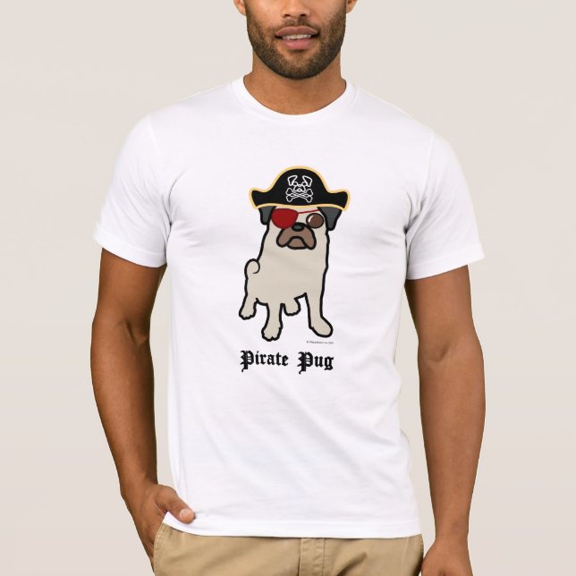 Piratmops - lisma tee shirt (Framsida)