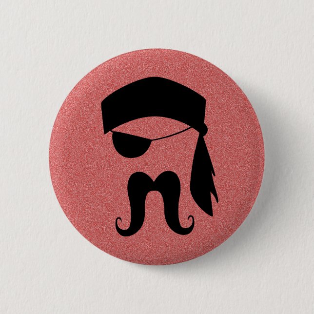 Piratmustasch Knapp (Framsida)