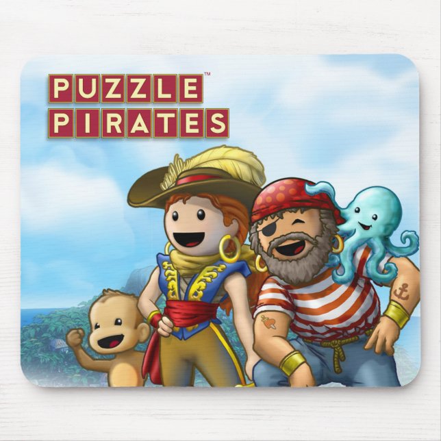 PiratPals Mousepad Musmatta (Framsidan)
