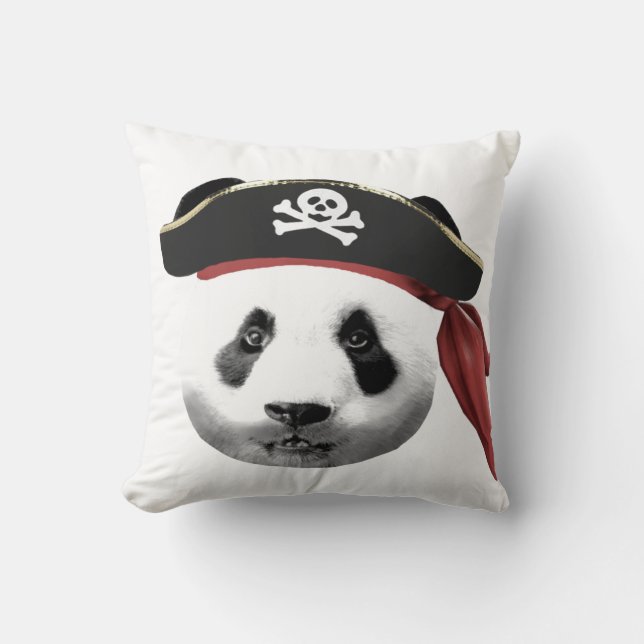 Piratpandaen dämpar kudde (Framsida)