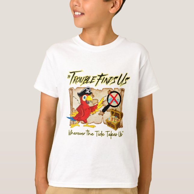 piratpapegoja citat t shirt (Framsida)