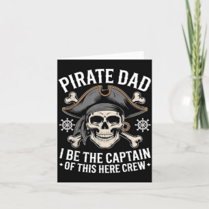 Piratpappa är kapten på den här besättningen fäder kort