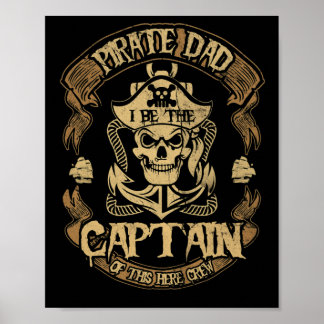 Piratpappa Var Kapten Fars Dag Poster
