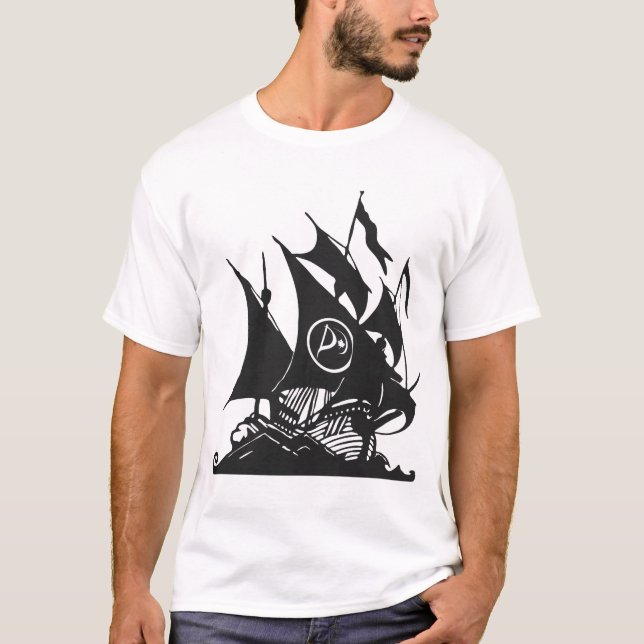 Piratparty av den Kanada frakten Tee (Framsida)