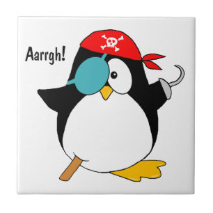 Piratpingvin Kakelplatta