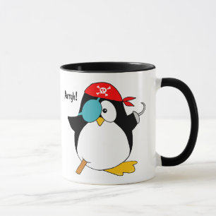 Piratpingvin Mugg