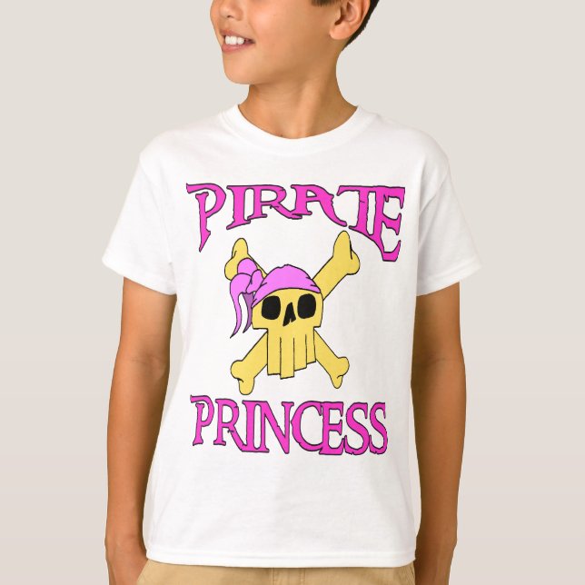 PIRATPRINCESS T-tröja Tee (Framsida)