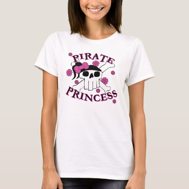 PiratPrincessskjorta T Shirt (Framsida)