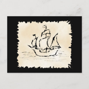 PiratShip. Vykort