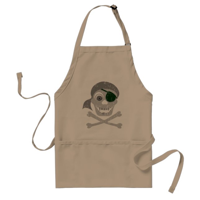 Piratskalle & Crossbonesförkläden Förkläde (Framsidan)