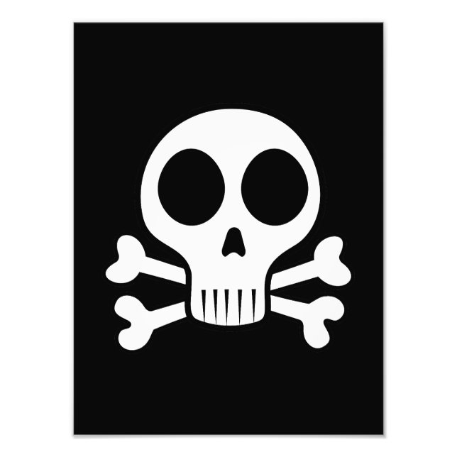 Piratskalle-design Fototryck (Framsidan)
