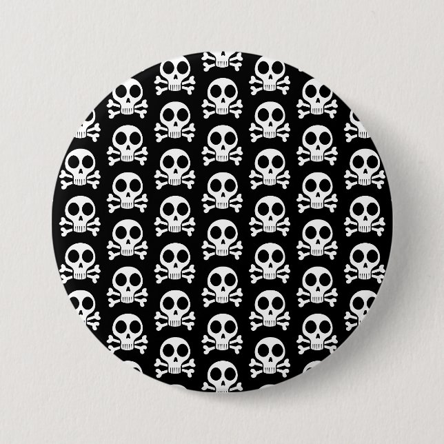 Piratskalle-design Knapp (Framsida)
