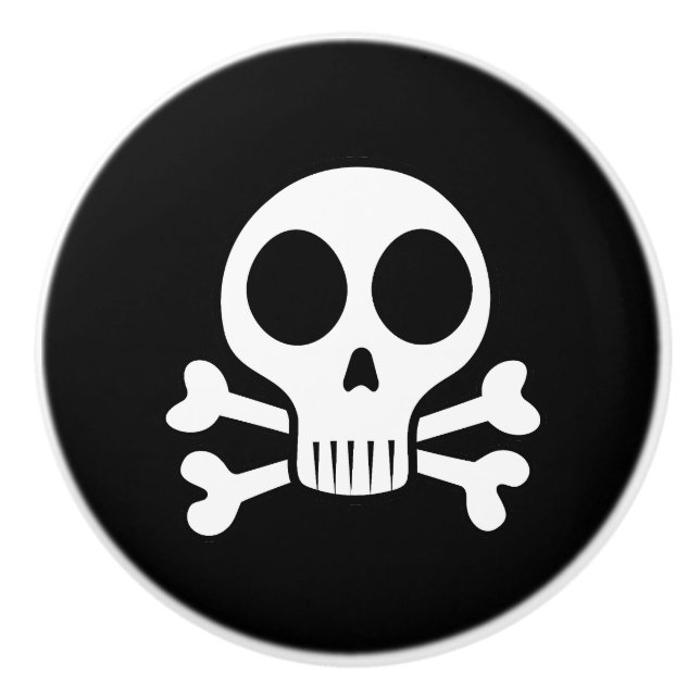 Piratskalle-design Knopp (Framsidan)