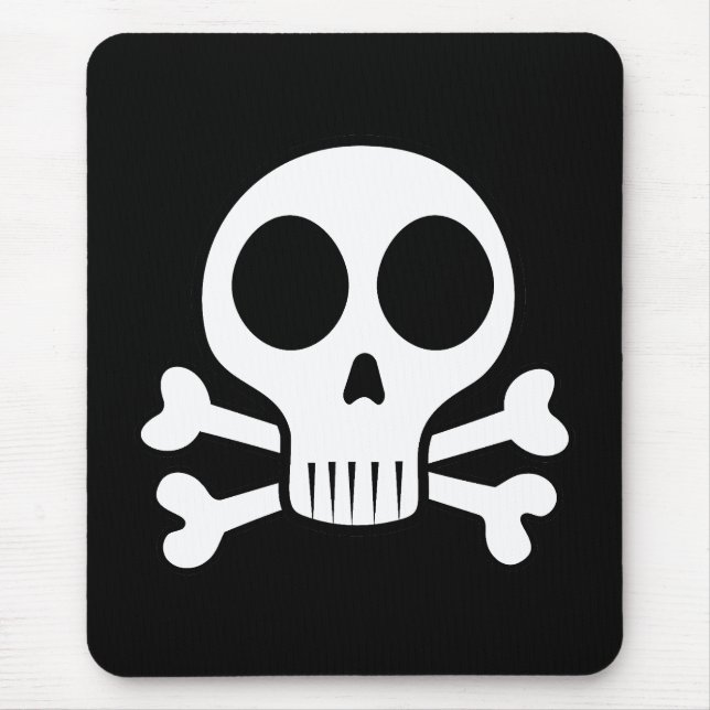 Piratskalle-design Musmatta (Framsidan)