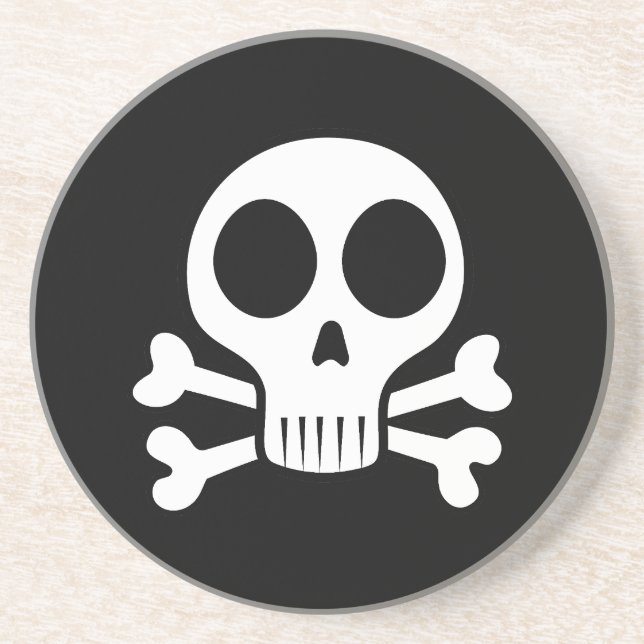 Piratskalle-design Underlägg (Framsidan)