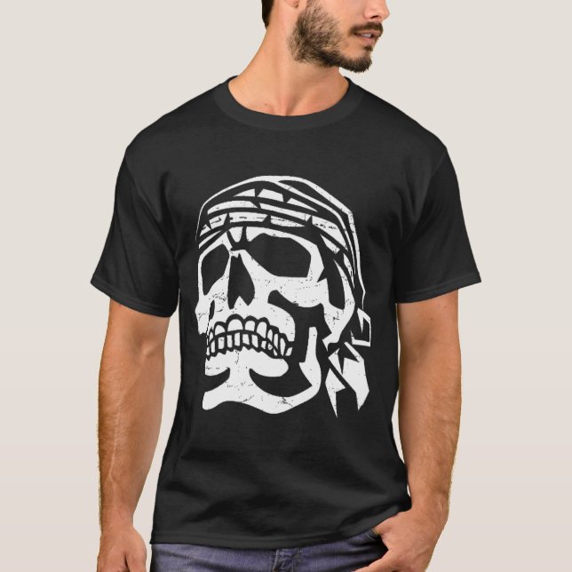 Piratskalle i nöd tröja (Framsida)