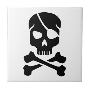 Piratskalle Kakelplatta