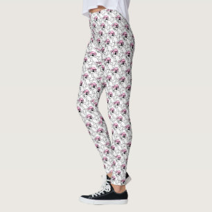 Piratskalle med Crossbones/Leggins Leggings
