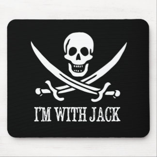 Piratskalle och Crossbonesflagga: "Mig förmiddag Musmatta