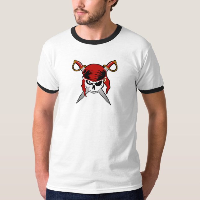 Piratskalle Tee Shirt (Framsida)