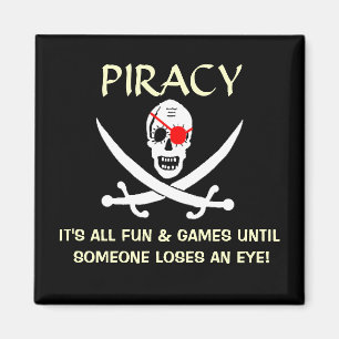 Piratskämt Magnet