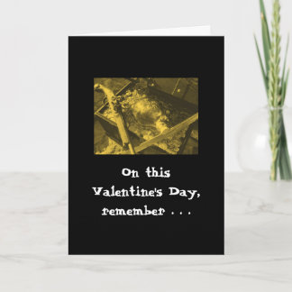 Piratskatt på valentin dag helgkort