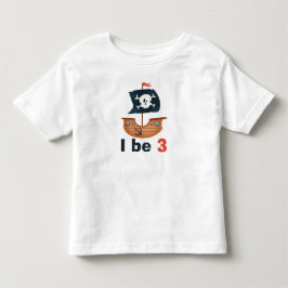 Piratskepp Personlig Födelsedag T Shirt