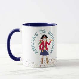 Piratskeppets födelsedagsfestkapten mugg