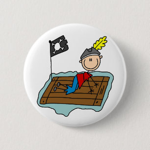 Piratstick figur knäppas knapp