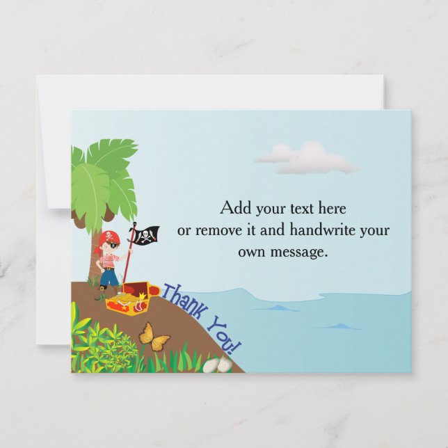 Pirattackkort Tack Kort (Framsida)